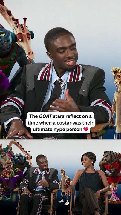 ‘GOAT’ Stars Caleb McLaughlin And Gabrielle Union Reflect On A Time When A Costar Was Their Ultimate Hype Person