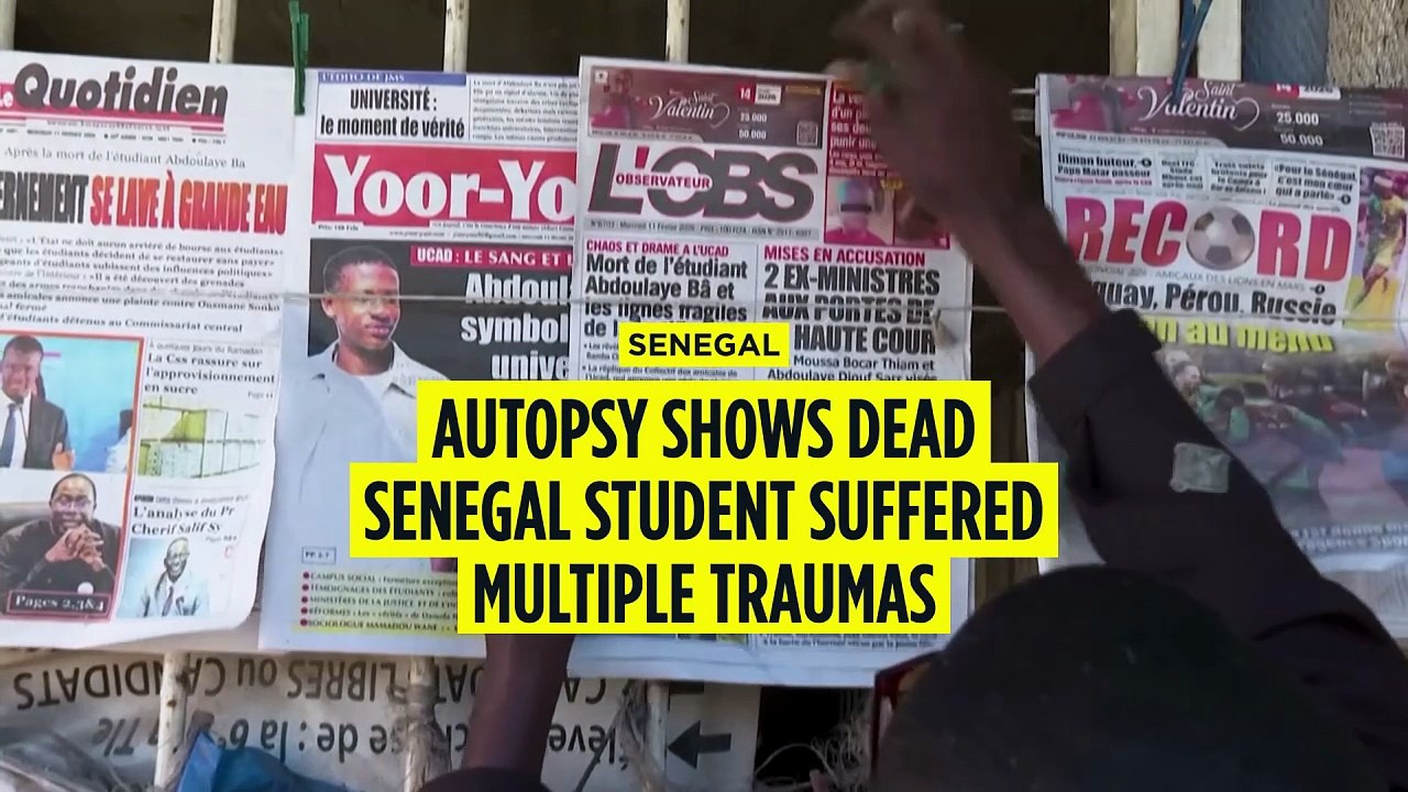 Autopsy shows dead Senegal student suffered multiple traumas