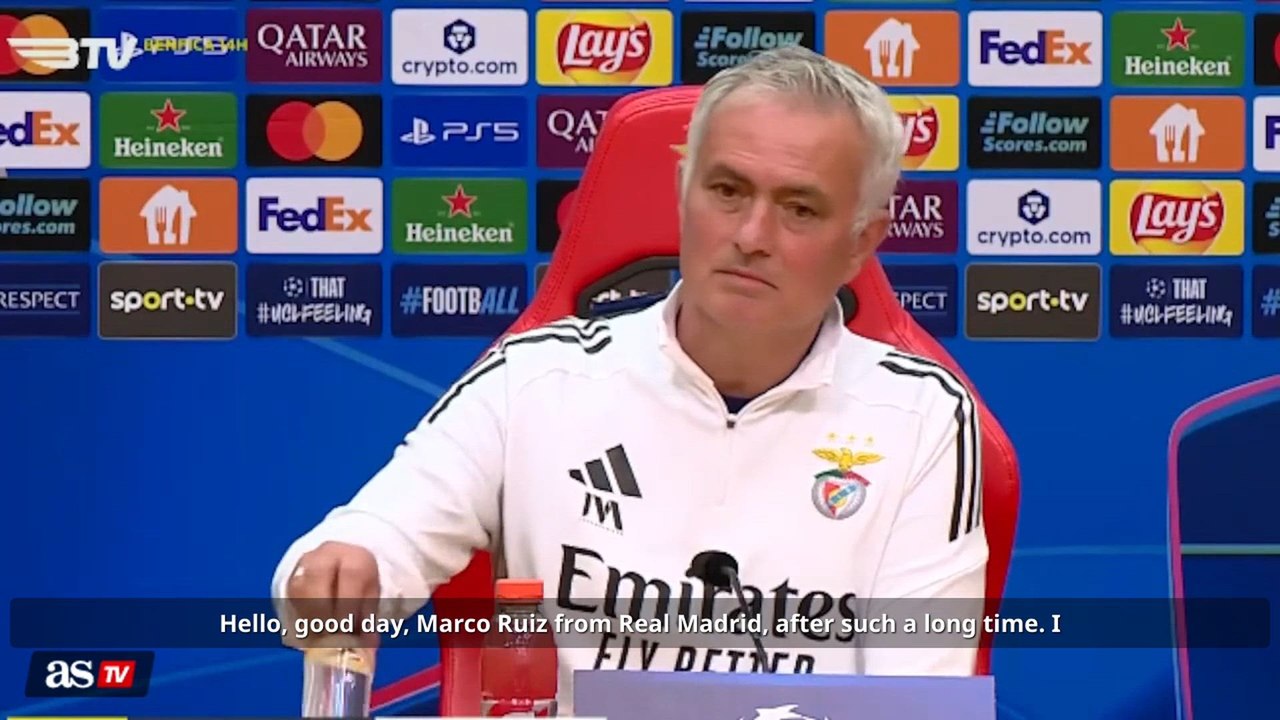 José Mourinho, full press conference ahead of Benfica - Real Madrid