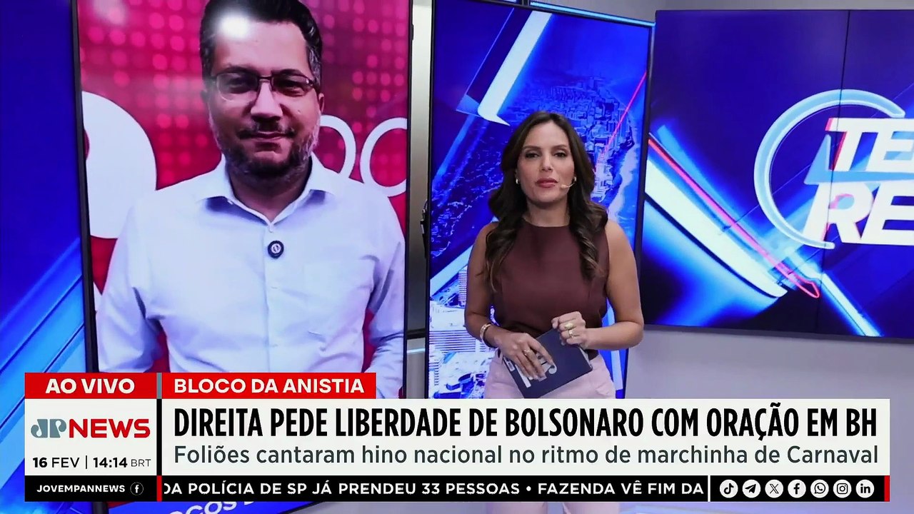 Carnaval 2026: Bloco em BH pede liberdade de Bolsonaro