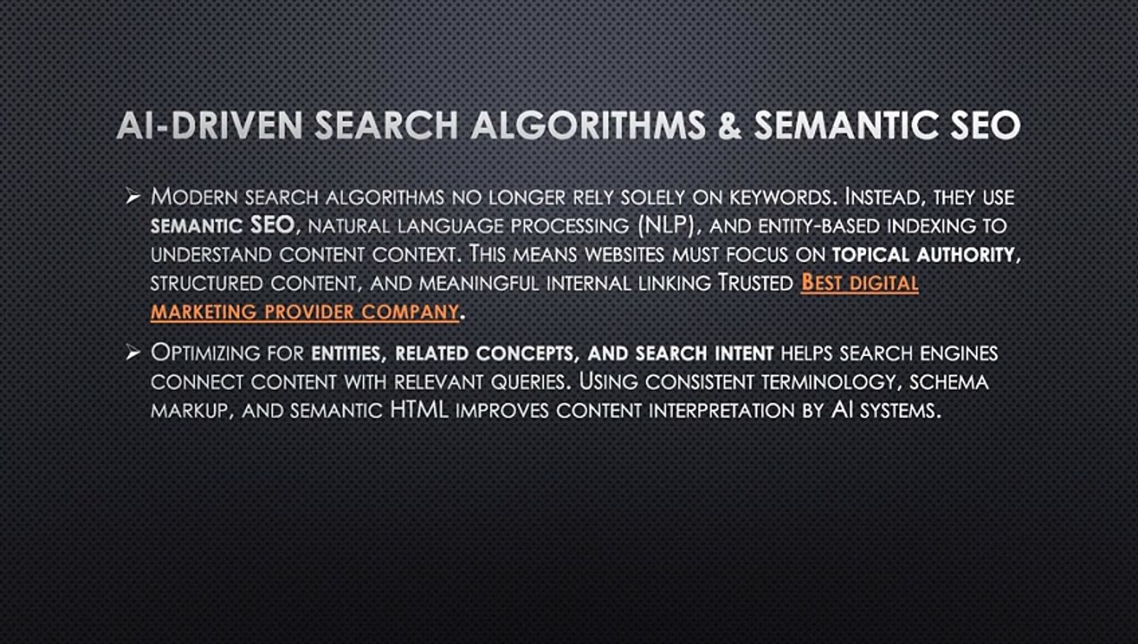 SEO & Digital Marketing in 2026 Technical Optimization for AI-Driven Search