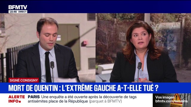 SIGNÉ CONSIGNY - Mort de Quentin à Lyon: Nous sommes tous meurtris par la mort de Quentin , déplore Raquel Garrido, ancienne députée LFI