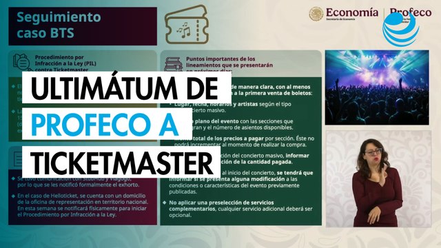 La Profeco da ultimátum a Ticketmaster por conciertos de BTS y alista reglas para boletos