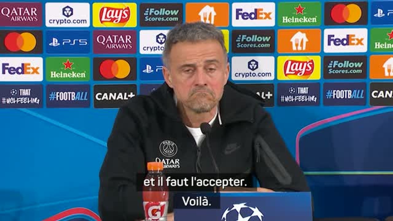 PSG - Luis Enrique : "Autour du PSG, il y a toujours beaucoup de bruit"