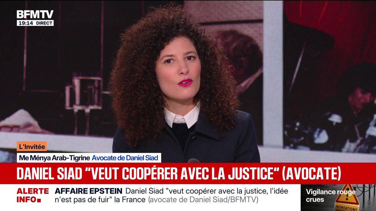 Dossiers Epstein: Daniel Siad "conteste les faits qui lui sont reprochés", affirme son avocate, Maître Ménya Arab-Tigrine