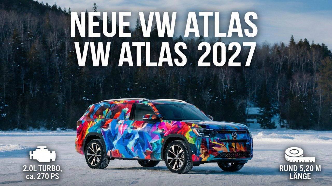 2027 VW Atlas SUV: starke 270 PS & 380 Nm für das große SUV