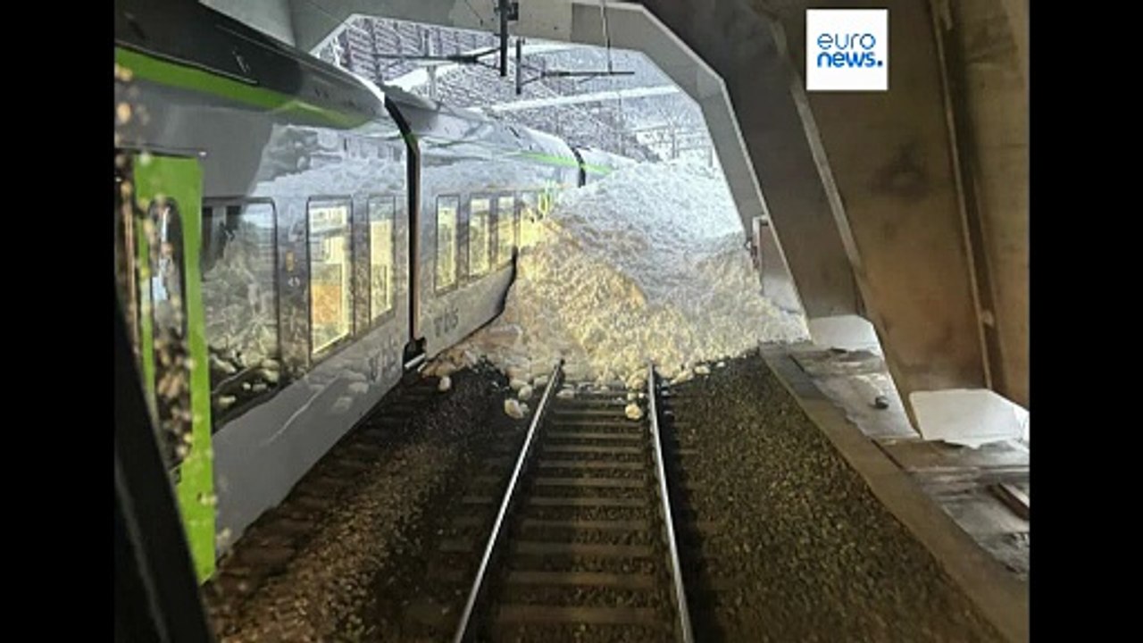 Suisse : cinq blessés dans le déraillement d’un train régional dans le Valais