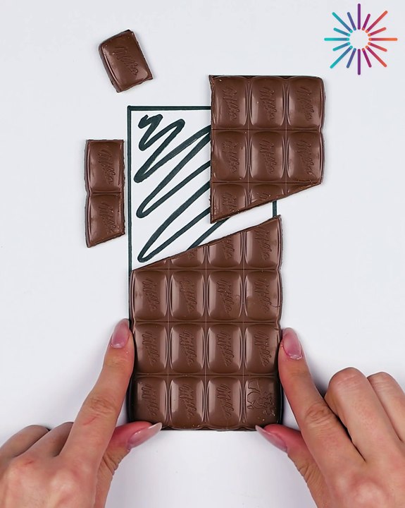 Sneak a bite with this chocolate hack 🍫😉