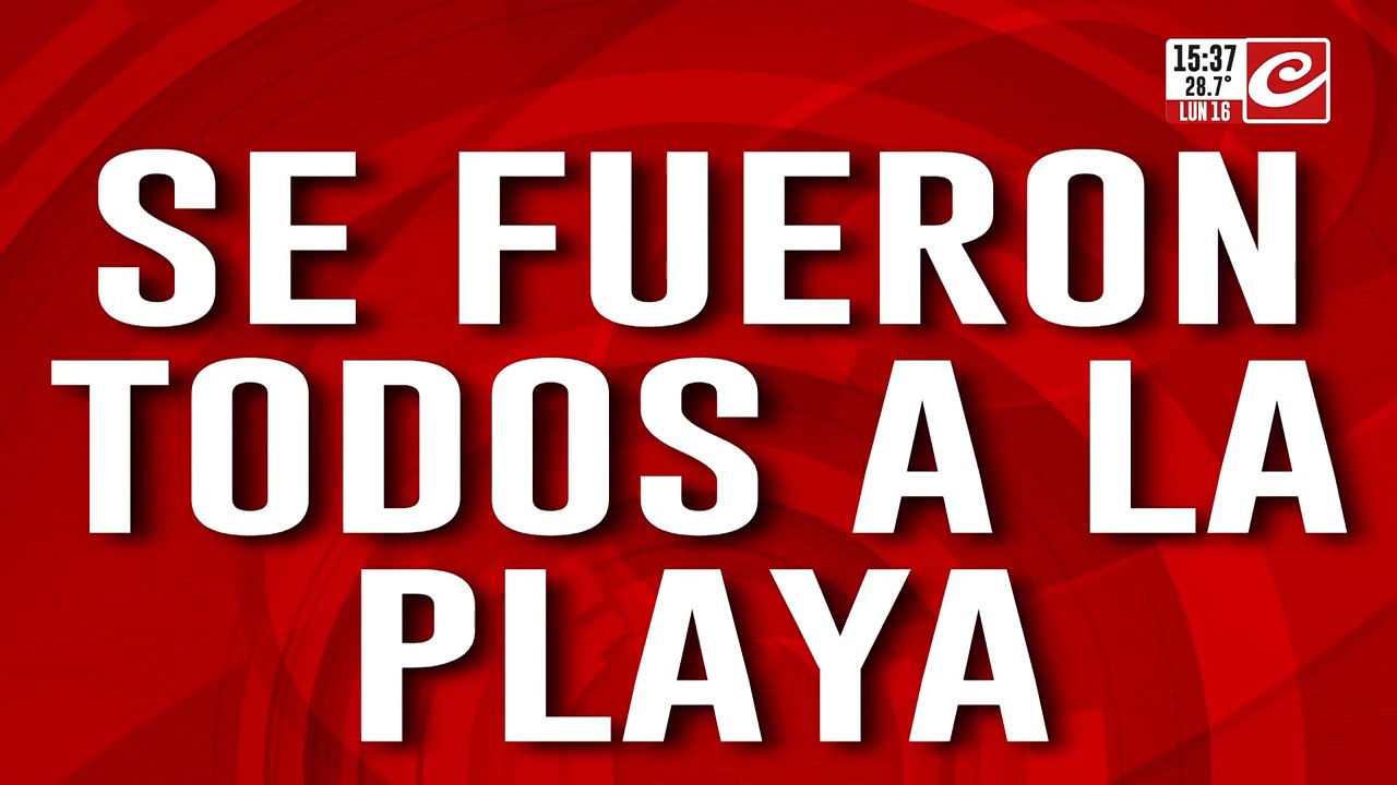 Se fueron todos a la playa: hoteles y restaurantes llenos