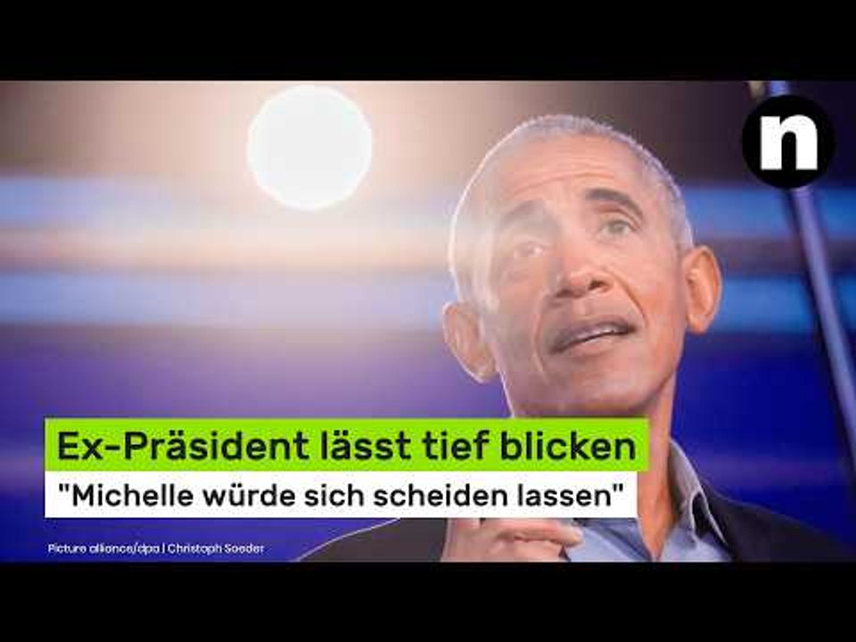 Barack Obama: Ex-Präsident lässt tief blicken - 'Michelle würde sich scheiden lassen'