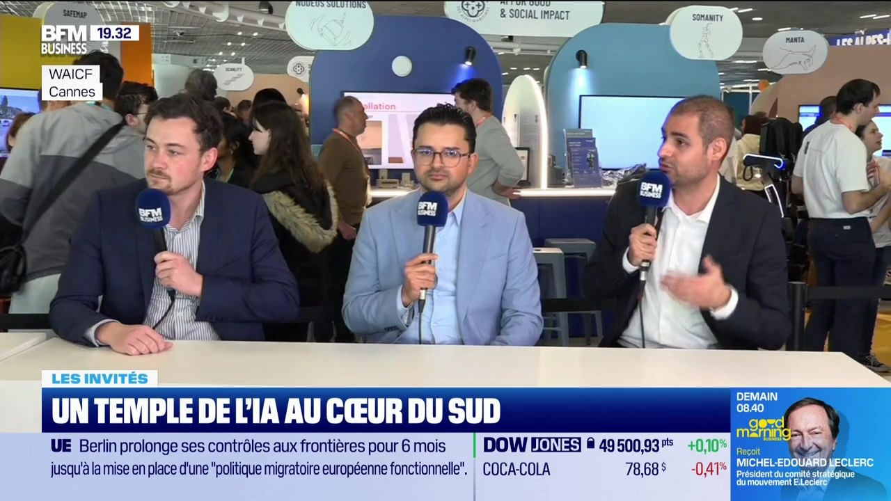 José Ammendola (La Maison de l'IA), Mathieu Merian (Somanity), et Mohamed Taghouti (Deep IoTech) : Un temple de l'IA au cœur du sud - 16/02