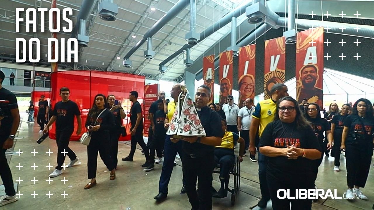 Imagem Peregrina de Nossa Senhora de Nazaré é recebida pela comunidade católica no Aviva