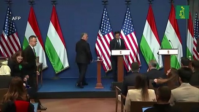 Rubio concluye su gira europea deseando -éxito- a Orbán en Hungría