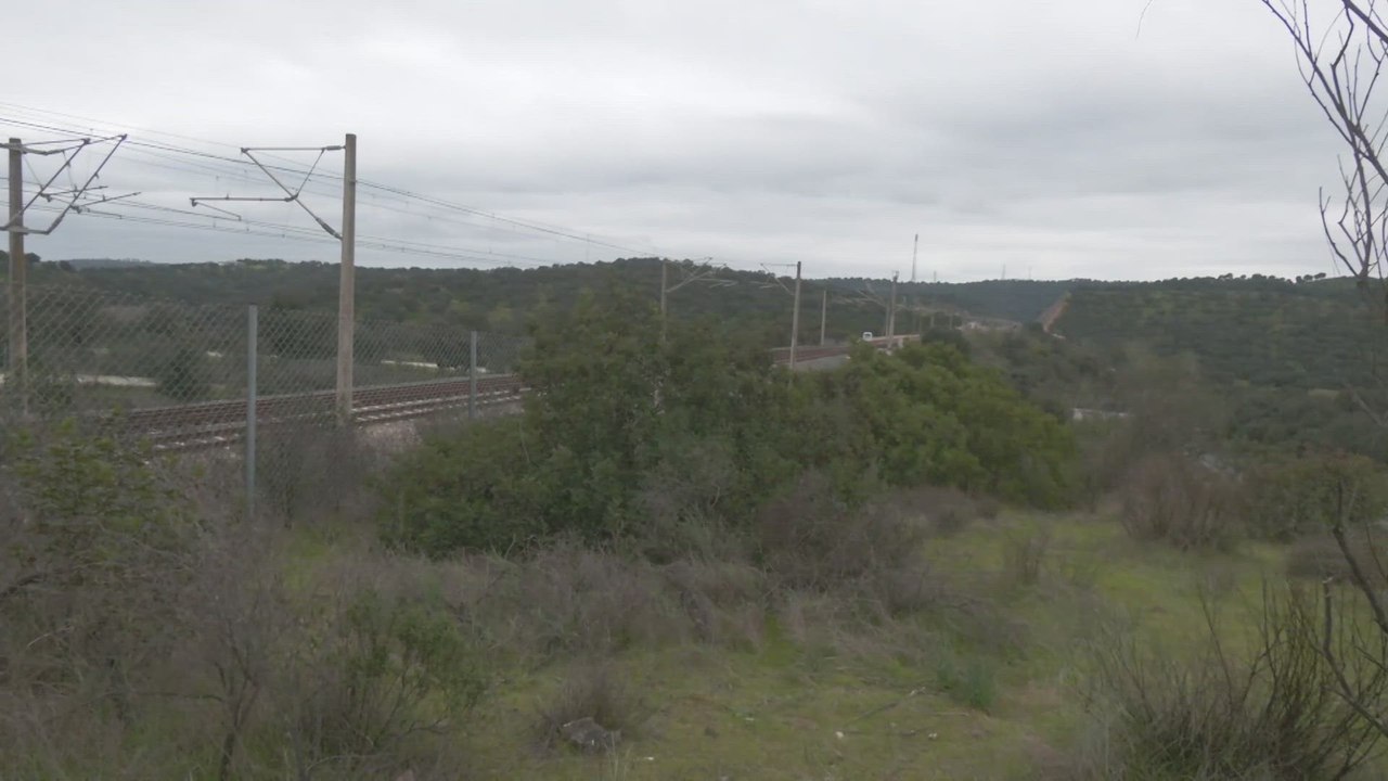 Lugar del accidente de Adamuz (Córdoba) casi un mes después