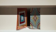 Realistic Strip Curtain Loop Animation