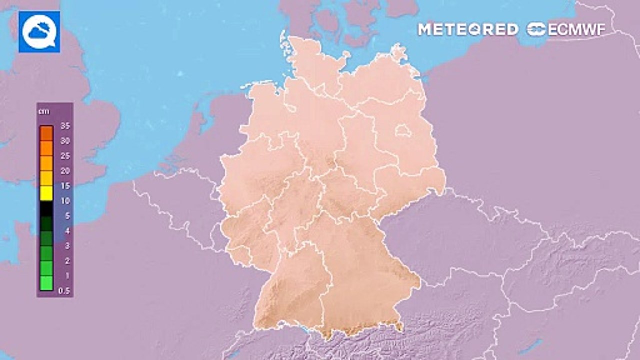 Schon wieder Schneetreiben über Deutschland: 20 cm Neuschnee an Luftmassengrenze!