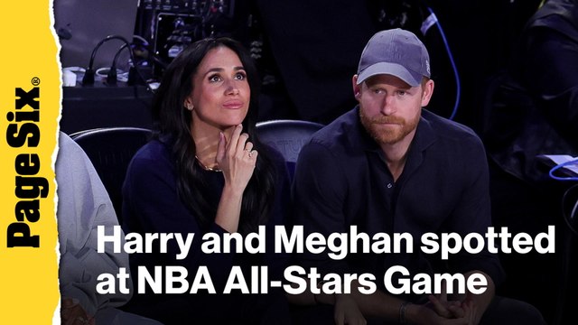 Prince Harry and Meghan Markle spotted enjoying NBA All-Stars Game in Los Angeles