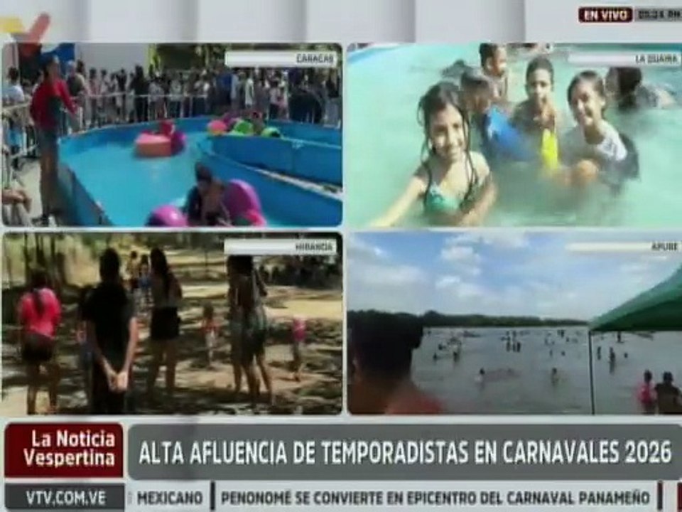 Caracas | Paseo Los Próceres recibe alta afluencia de temporadistas en el asueto de Carnaval