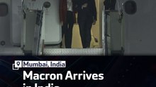 Macron Arrives In India