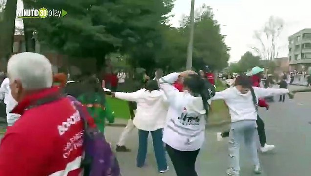 Tensión en Bogotá: comunidades del Cauca bloquearon el CAN y retuvieron a funcionarios