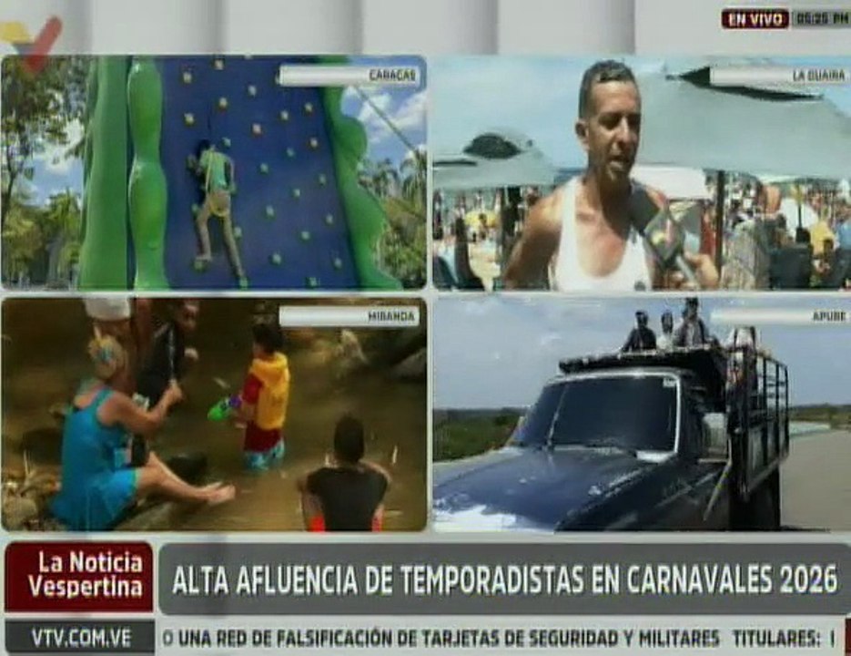 Guairenses invitan a los venezolanos a disfrutar de los Carnavales en la playa La Zorra