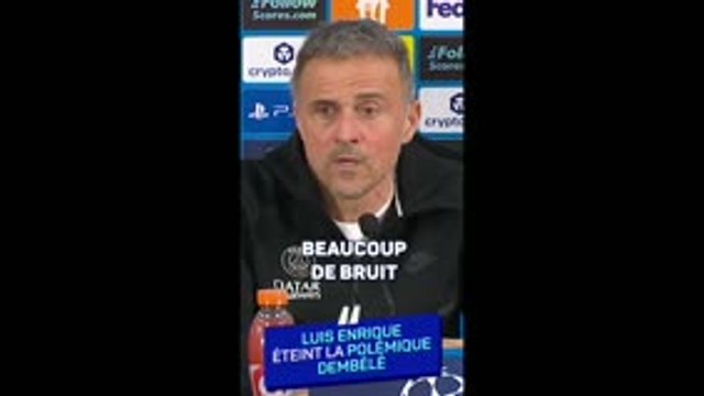 PSG - Luis Enrique : Autour du PSG, il y a toujours beaucoup de bruit