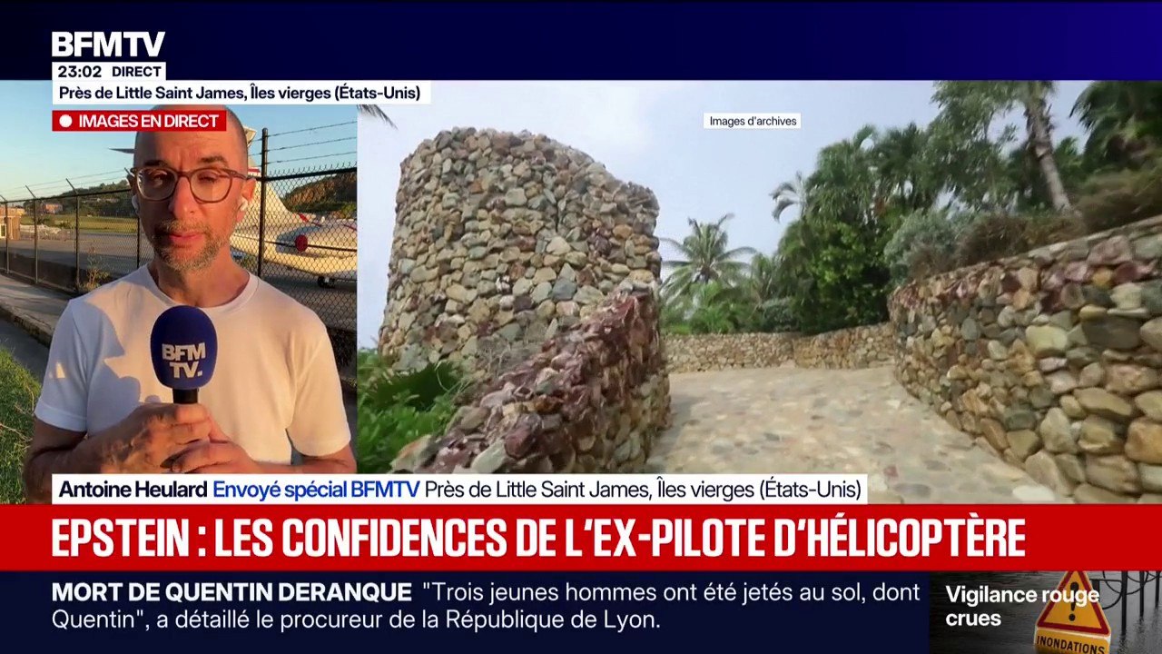 Affaire Epstein: un ancien pilote de Jeffrey Epstein se confie à BFMTV
