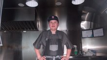Dexter Olejarka of Four Marks talks about cooking on his food truck