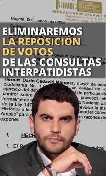 Cuando llegue al Senado de la República, propondré eliminar la reposición de votos en las consultas interpartidistas.