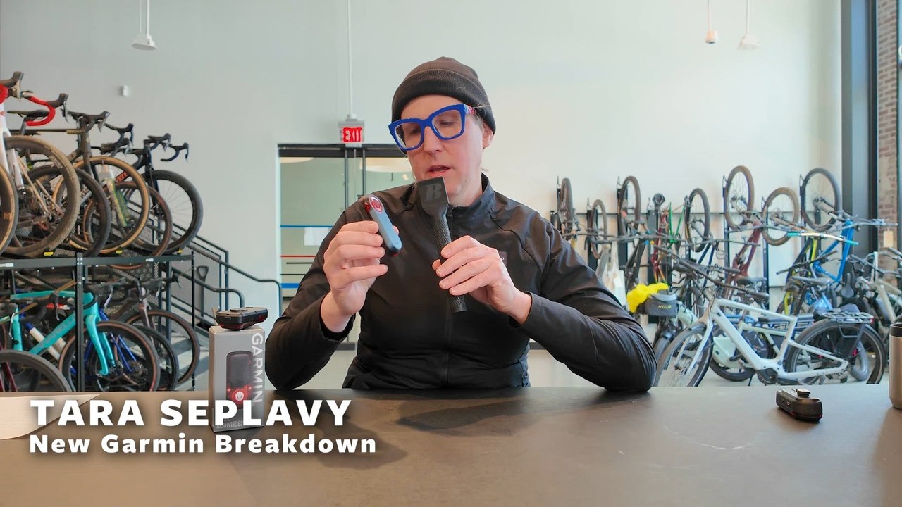 Tara On The Garmin RearVue | Bicycling