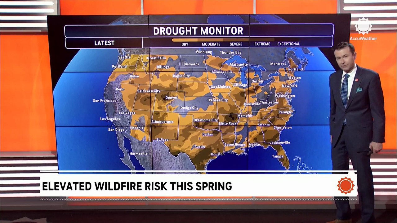 Drought conditions lead to elevated wildfire danger this spring