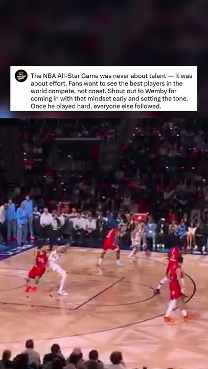 Wemby Brought Effort Back to the NBA All-Star Game