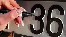 Car license plate hack