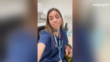 Una doctora muestra la evolución de su rostro durante una guardia de 24 horas: "¿Te parece una estupidez la huelga?"
