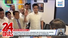 Pagsisinungaling umano ni Discaya sa SOCE, inireklamo ni Mayor Sotto sa Comelec | 24 Oras