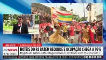 Hotéis do Rio de Janeiro atingem quase 99% de ocupação no Carnaval