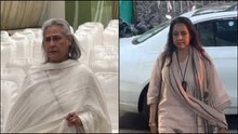 Jaya Bachchan, Hema Malini attend Anand Sagar’s prayer meet in Mumbai