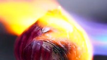Powerful Lighter DESTROYS Onion? #viralshorts  #experiment  #satisfying