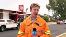 Bushfire threatens properties south of Seymour in central Victoria