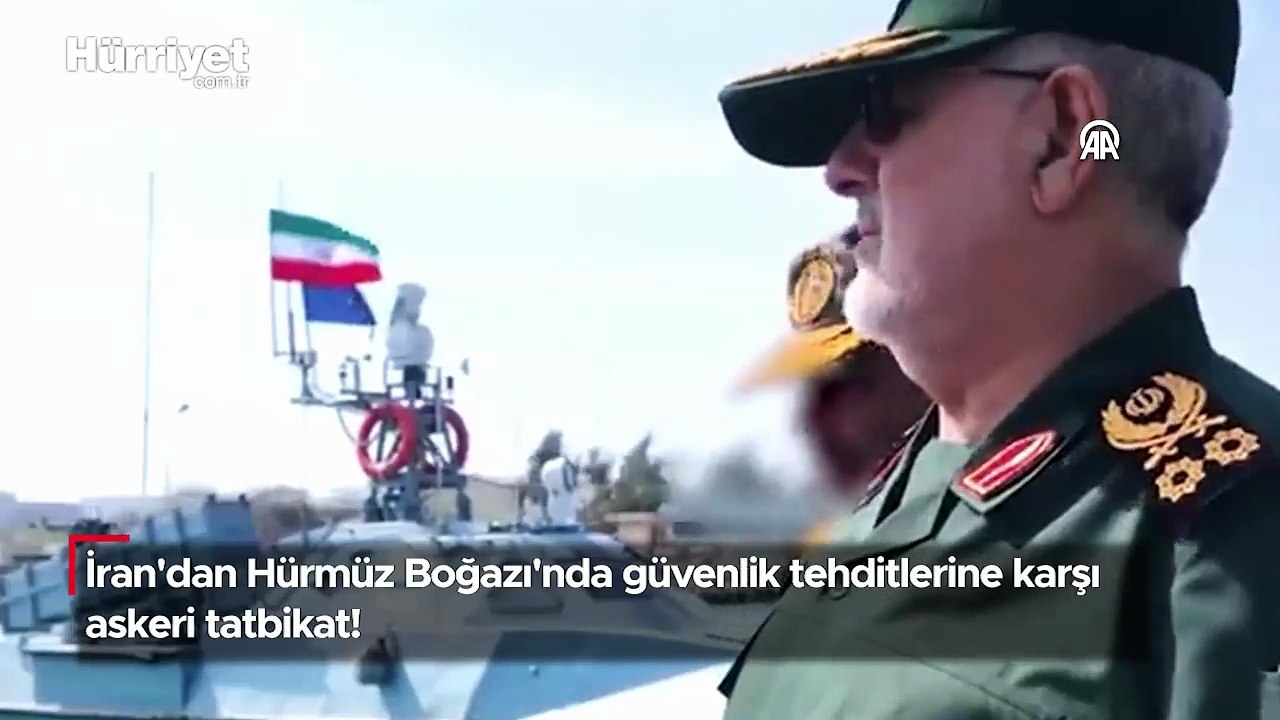 İran'dan Hürmüz Boğazı'nda güvenlik tehditlerine karşı askeri tatbikat!