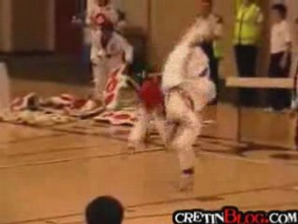 Taekwando, un back-kick fulgurant !