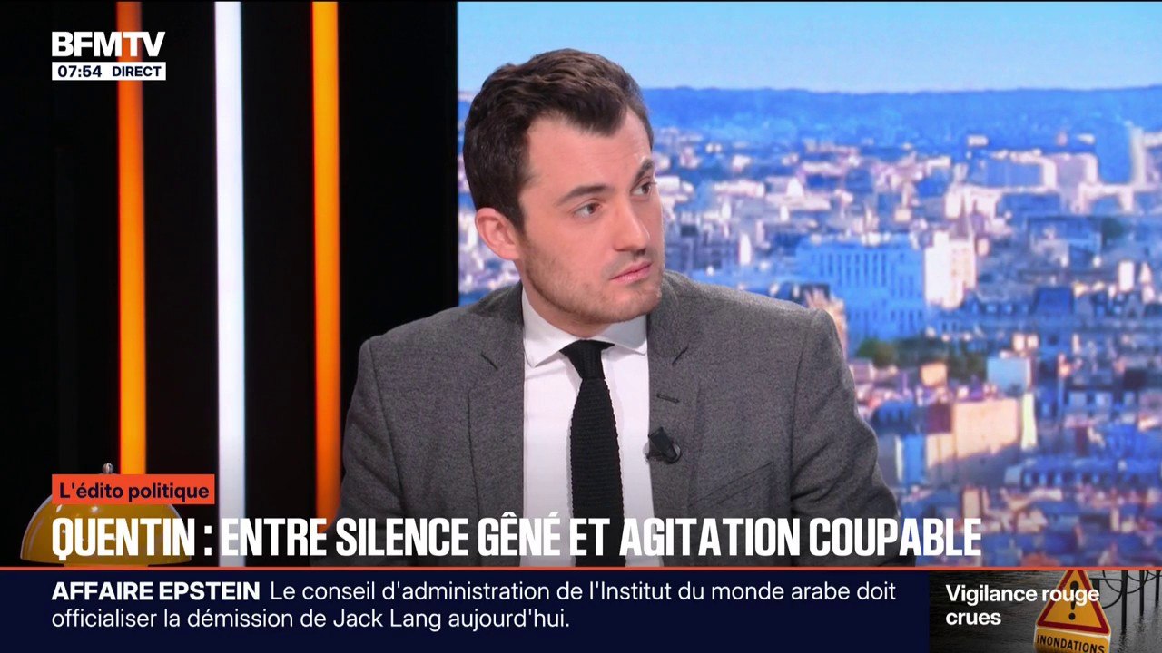 L'ÉDITO POLITIQUE D'ARTHUR - Mort de Quentin Deranque: "LFI peut se défendre d'avoir un quelconque lien avec le déchaînement de violence (...) leur ombre portée continue de planer"