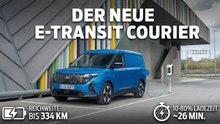 2026 Ford E-Transit Courier | Mehr Effizienz für Gewerbe