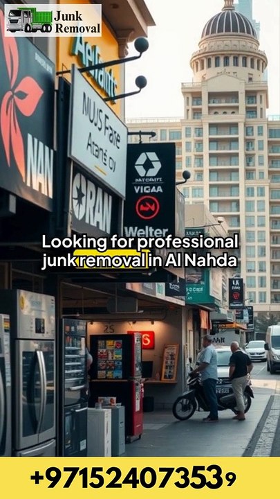 Junk Removal in Al Nahda Dubai | +971524073539