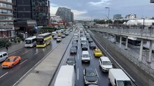 İstanbul'da trafik yoğunluğu yüzde 90'a ulaştı