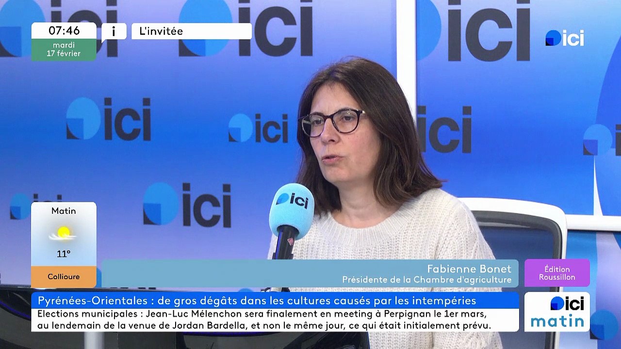 Fabienne Bonnet, la présidente de la chambre d'agriculture des Pyrénées-Orientales