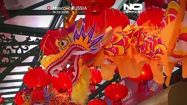 سال اسب ۲۰۲۶؛ جشن سال نو قمری مسکو با رقص اژدها و فانوس‌ها