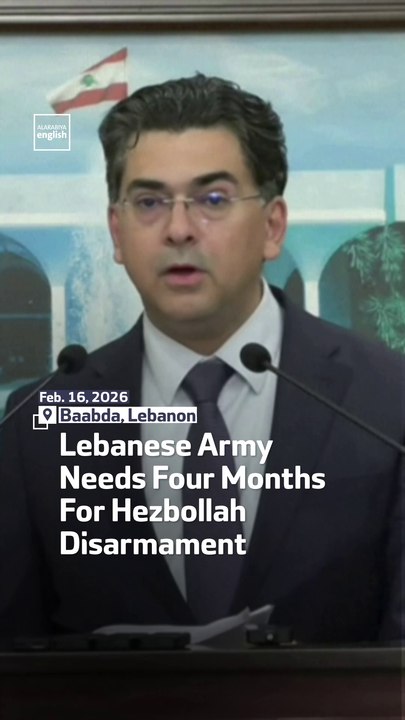 Lebanese Army Needs Four Months For Hezbollah Disarmament