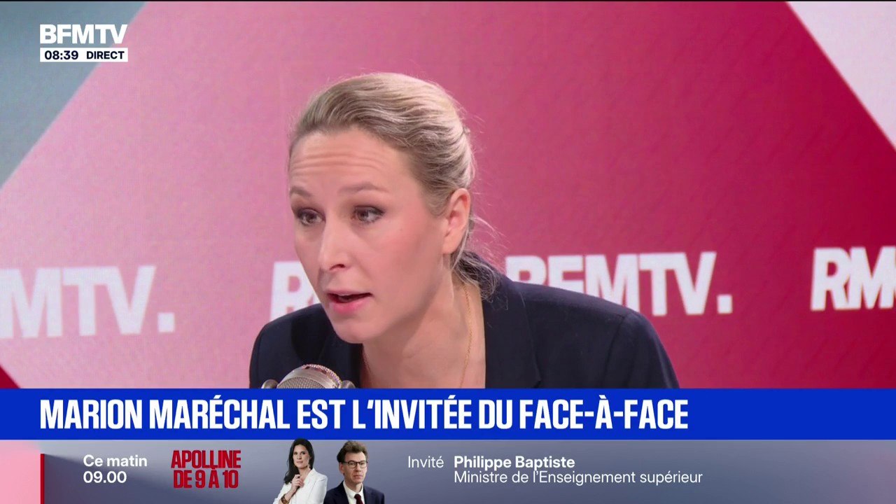 Marion Maréchal estime que les Identitaires "ont été condamnés pour un délit d'opinion"