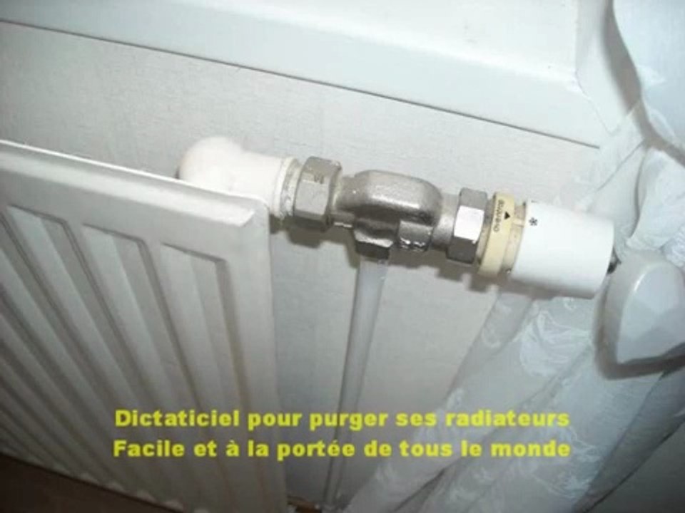Tuto pour purger ses radiateurs, facile et à la portée de tous le monde